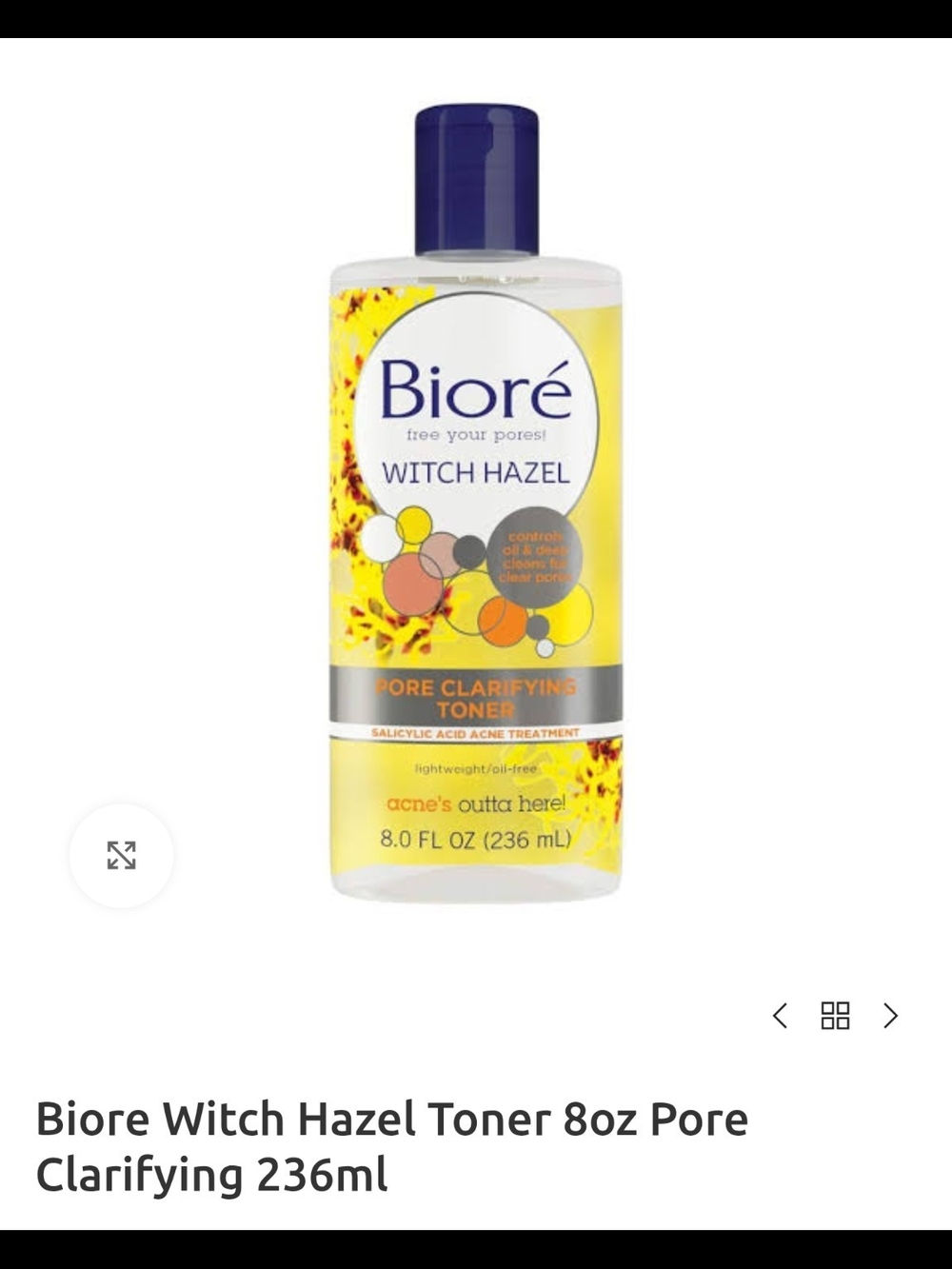 Witch Hazel Pore Clarifying Toner - Yellow (8 oz)